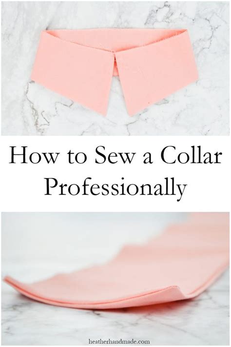 How to Sew a Collar Professionally • Heather Handmade