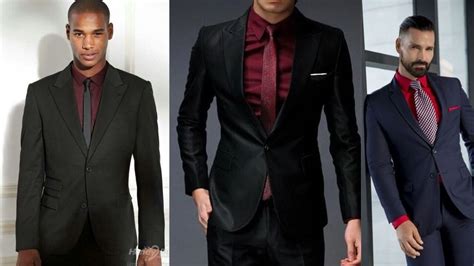 How To Wear Black Suit With Red Shirt - Dapper Clan