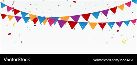 Birthday celebration banner Royalty Free Vector Image