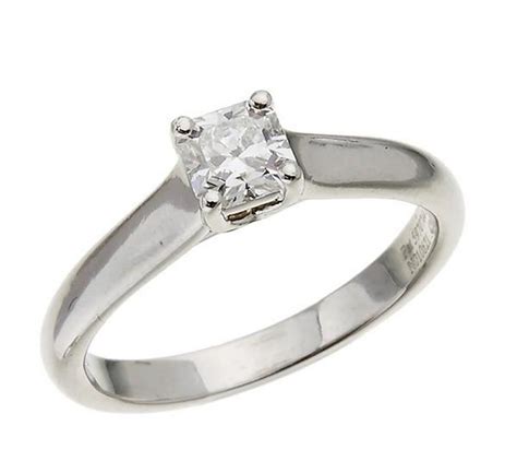 Tiffany & Co. Lucida Diamond Ring, 0.42ct, Platinum - Rings - Jewellery