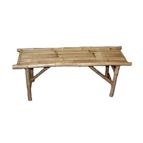 Bamboo 54 Coastal Bamboo Accent Bench at Lowes.com