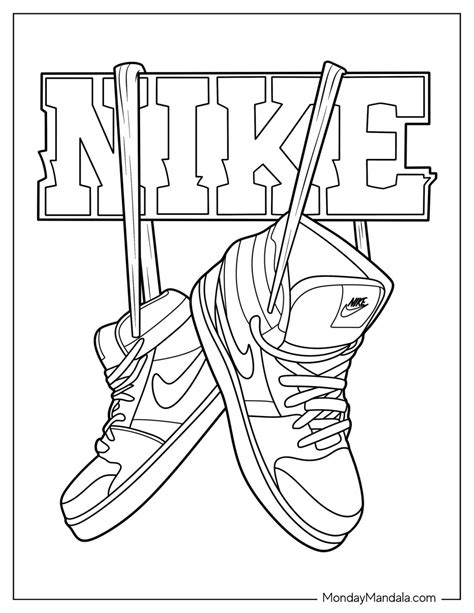 20 nike coloring pages free pdf printables – Artofit