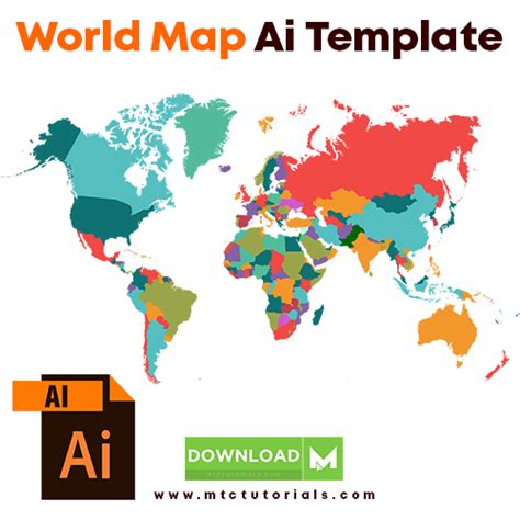 World Map PSD Vector Free download - MTC TUTORIALS