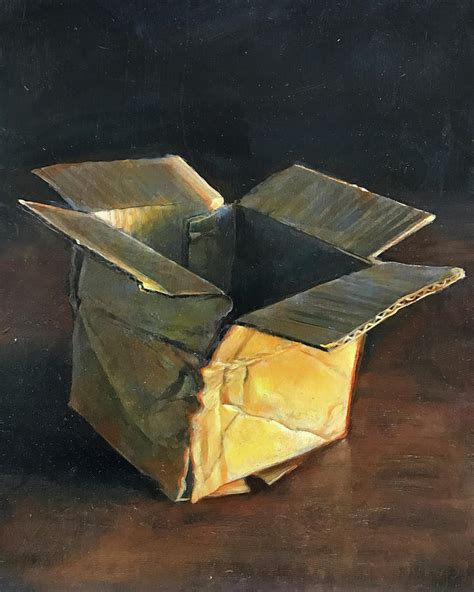 Cardboard Box Painting by David Showalter - Fine Art America