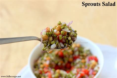 Sprouts Salad ~ Full Scoops - A food blog with easy,simple & tasty recipes!