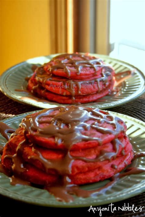 Anyonita Nibbles | Gluten-Free Recipes : Gluten Free Valentine's Day Red Velvet Pancakes with ...