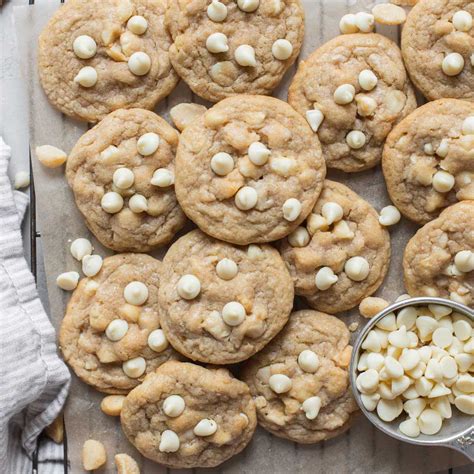 White Chocolate Macadamia Nut Cookies (Soft & Chewy)