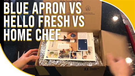 Blue Apron vs Hello Fresh vs Home Chef Review - YouTube