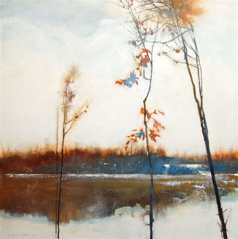 David Lidbetter two fields 30" x 30" Oil on canvas | Abstract art landscape, Landscape paintings ...