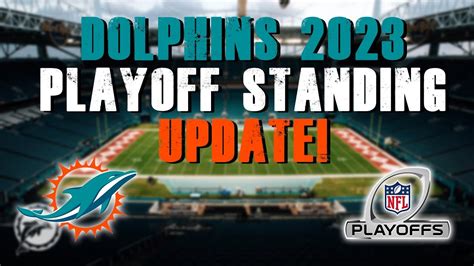 Miami Dolphins Playoff Standings After Week 14! - YouTube