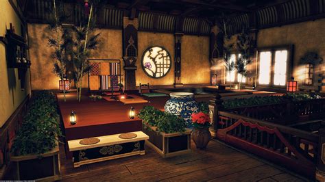 Elevated hot tub & tea room with natural light : r/ffxiv