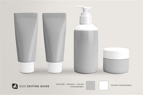 Beauty Product Packaging Set Mockup :: Behance