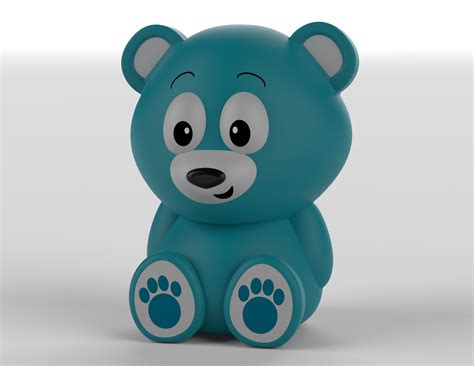 CUTE BEAR 3D model 3D printable | CGTrader