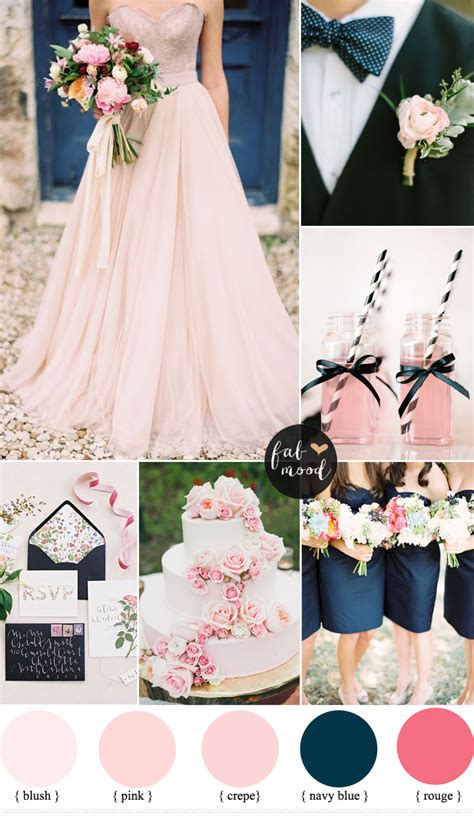 4 Blush wedding color palettes for spring 2020 | Pink wedding theme ...