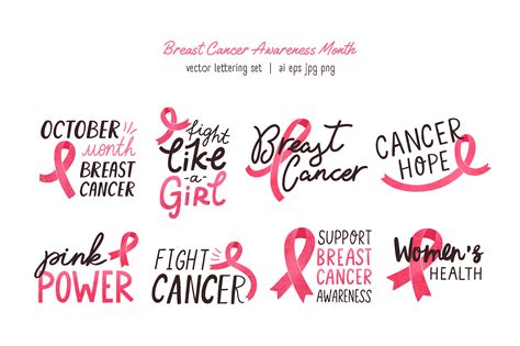 Breast Cancer Awareness month quotes | Pre-Designed Photoshop Graphics ...