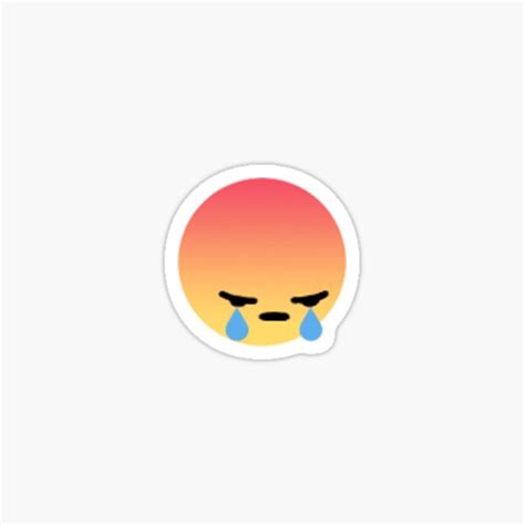 "Angry Crying Sticker" Sticker for Sale by PenguLV | Redbubble