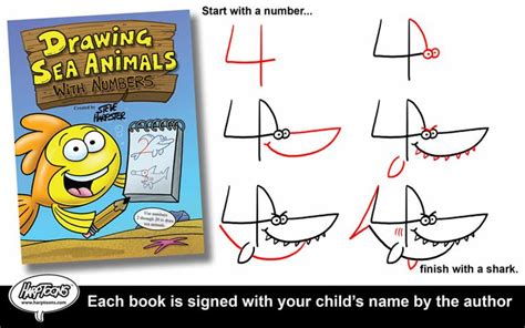 Learn how to draw sea animals using numbers 2-20. Plus, order now and author Steve Harpster will ...