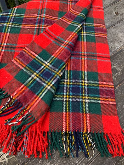 Scottish Tartan Blanket Vintage Wool Tartan Throw Wool - Etsy