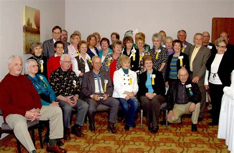 58 class photo, 50th Reunion | FRONT ROW: (left to right) Ri… | Flickr