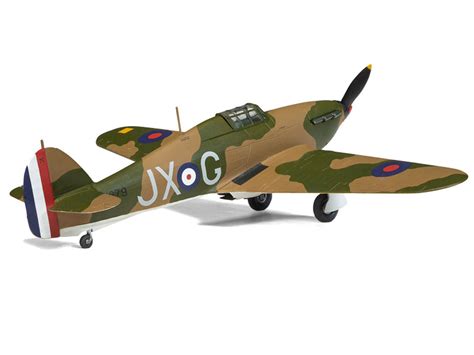 Skill 1 Model Kit Hawker Hurricane Mk.I Fighter Aircraft 1/72 Plastic ...