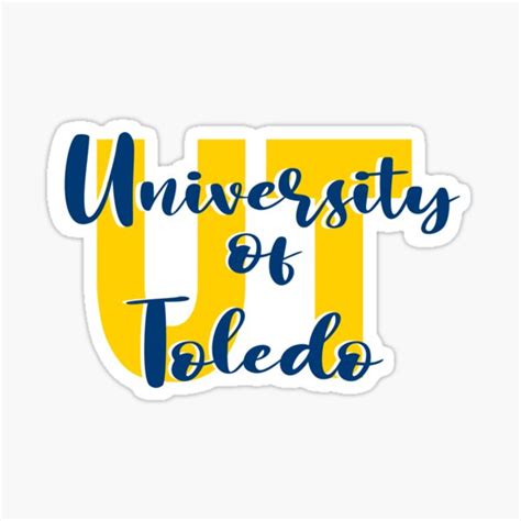 "University of Toledo" Sticker for Sale by Kmhelton | Redbubble