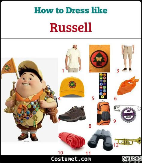 Russell (Up) Costume for Cosplay & Halloween