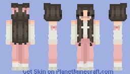 Pink Bows Minecraft Skin