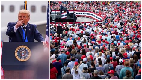 Trump's North Carolina Rally Attendance: Greenville Crowd Size Photos