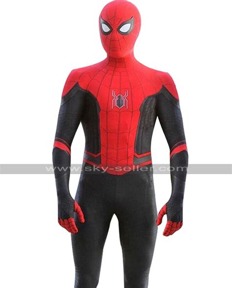 Spider Man Far From Home Tom Holland Peter Costume Leather Jacket ...