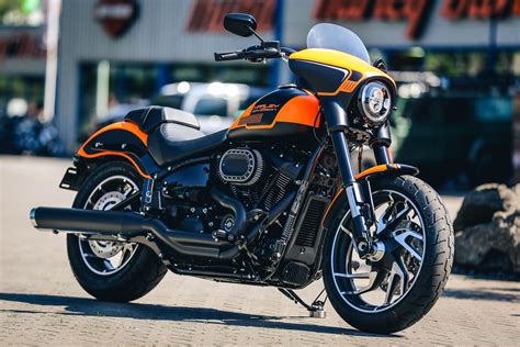 Thunderbike Orangeglide | customized H-D Softail Sport Glide FLSB