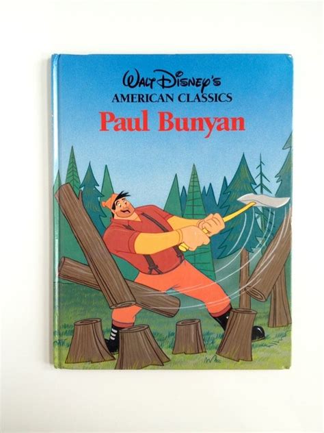 Vintage Paul Bunyan Disney American Classics Childrens Book