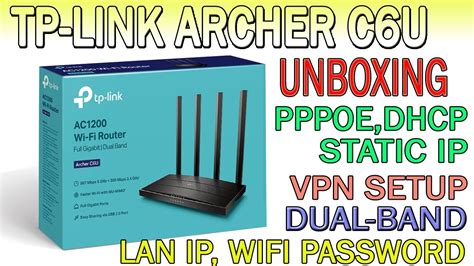 Tp Link Archer C6U Gigabits Router Setup | Speed Test | Dual Band Router | VPN | Advanced ...