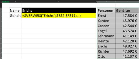 Excel SVERWEIS - Ganz einfache Erklärung am Beispiel! Mit Anleitung ...