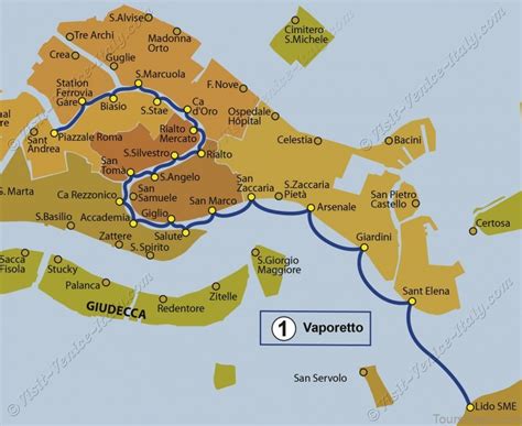 Venice Map - Detailed City and Metro Maps of Venice - ToursMaps.com