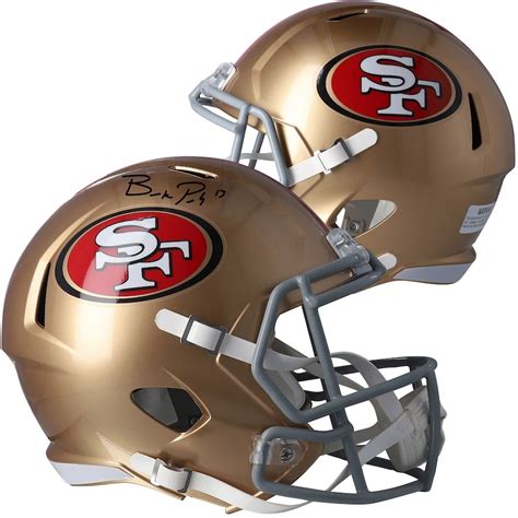 Brock Purdy Autographed San Francisco 49ers Riddell Full Sized Replica Helmet - KBK Sports