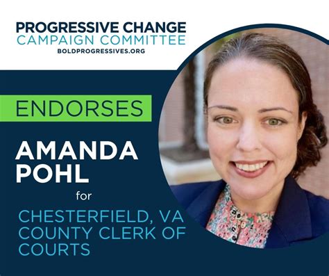 Progressive Change Campaign Committee — Pohl for Clerk in Chesterfield