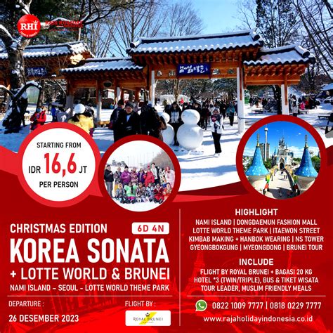 Paket Tour Korea Murah, Trip, Liburan & Wisata Seoul 2023