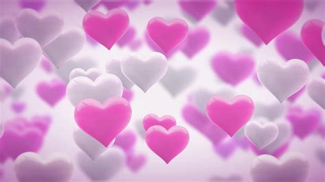 Romantic, Wedding, Valentine, Background Floating Hearts Animation ...