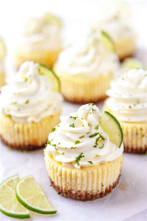 Mini Key Lime Cheesecakes | Foodtasia