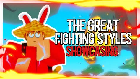 SHOWCASING ALL FIGHTING STYLES IN BLOX FRUITS - YouTube