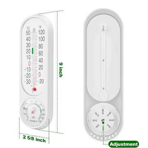 Outdoor/Indoor Thermometer Hygrometer Humidity Meter Thermometers ...