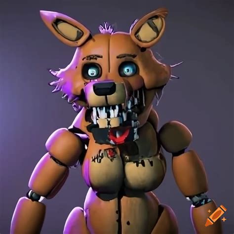 Female wolf animatronic from five nights at freddys on Craiyon