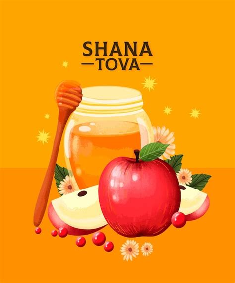 Hand drawn - shana tova | Free Vector