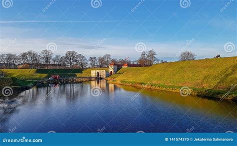 Entrance of Citadel Kastellet, Located in Copenhagen, Denmark Editorial Image - Image of canal ...