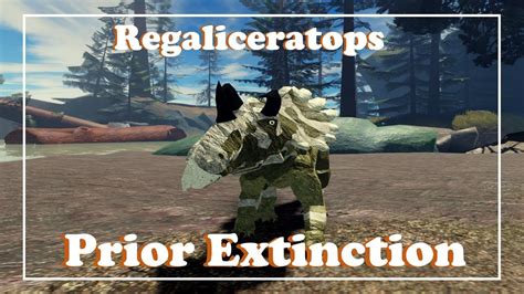 Roblox Prior Extinction Showcase: Regaliceratops - YouTube