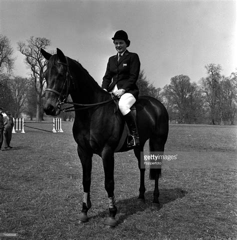 Miss Pat Smythe on her horse at the Olympic Horse Trials, 1956. Olympic Horses, Horse Trials ...