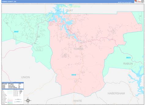 Map Books of Towns County Georgia - marketmaps.com