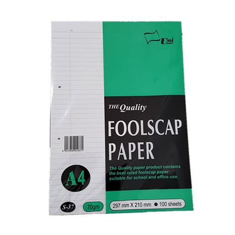 Foolscap Paper A4 Size 100 sheets 70gm | Shopee Malaysia