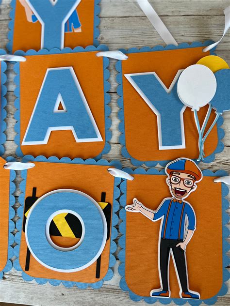 Blippi Birthday Banner – Yoryina Creations