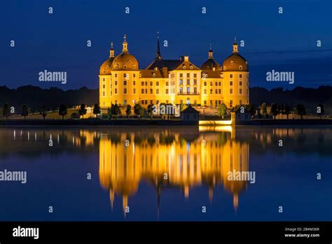 Germany, Saxony, Moritzburg, Moritzburg Castle, Moritzburg Pond Area Stock Photo - Alamy